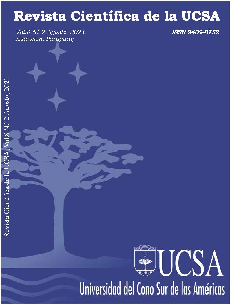 					Ver Vol. 8 Núm. 2 (2021): Revista Científica de la UCSA
				