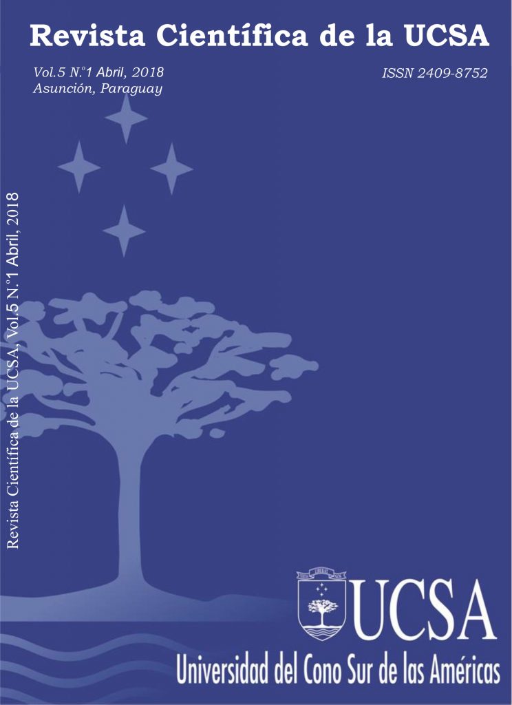 					Ver Vol. 5 Núm. 1 (2018): Revista Científica de la UCSA
				